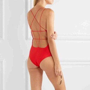 MIKOH KILAUEA 3KIL17 One Piece Swimsuit Red Size XS